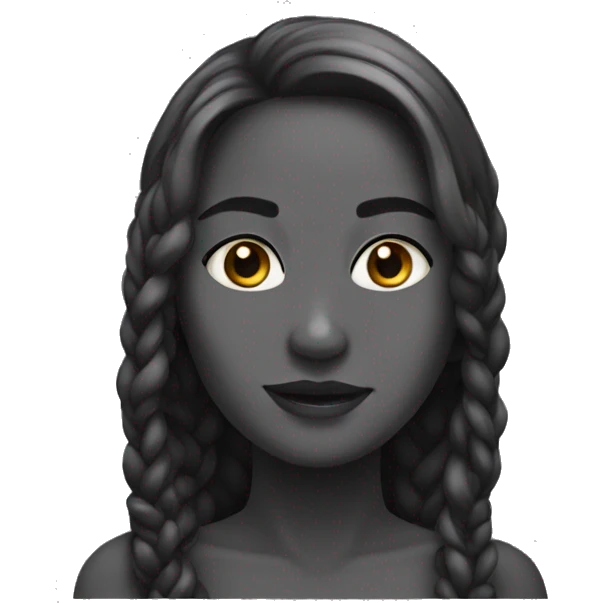 Black rosę emoji