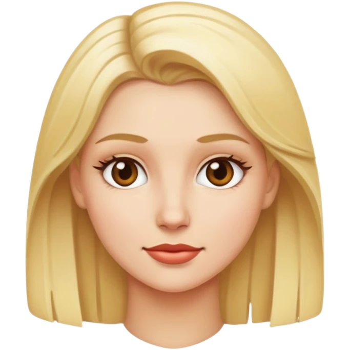 Blonde woman emoji