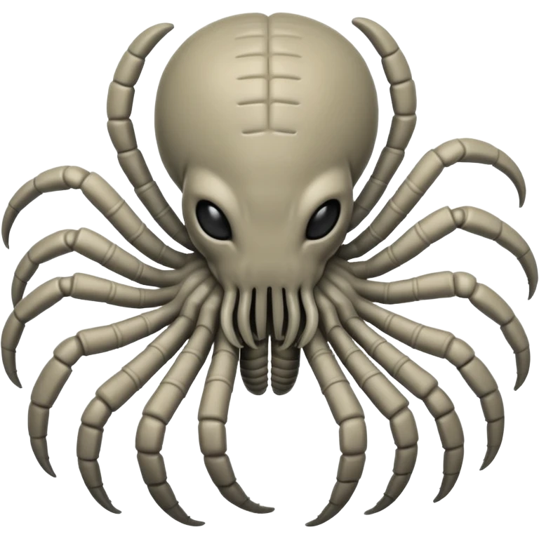 grey Baby Facehugger emoji