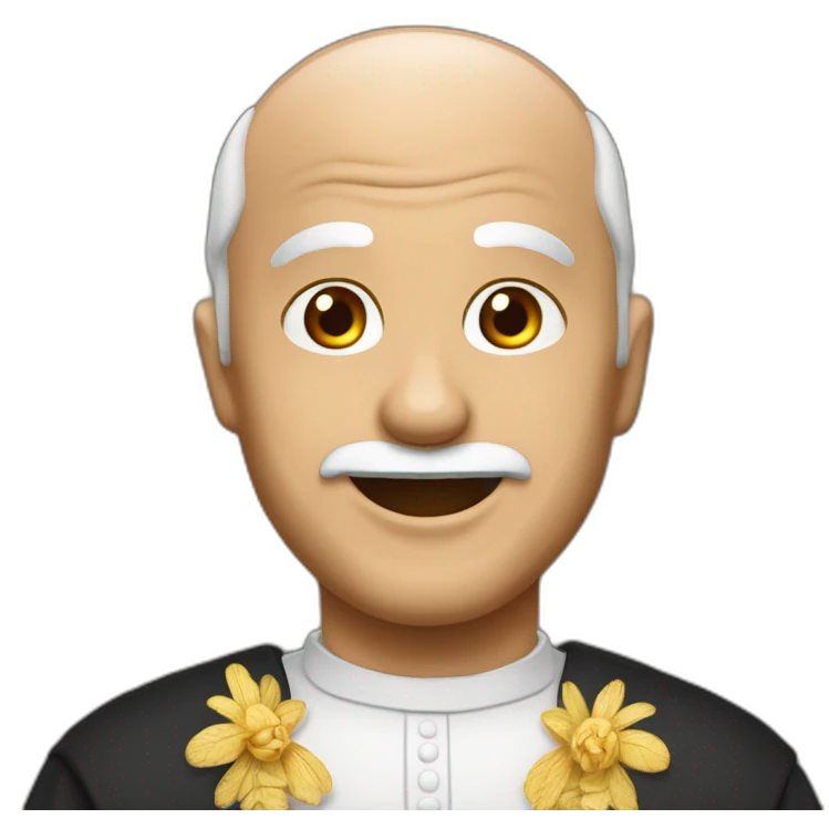 Pape François qui sourit emoji
