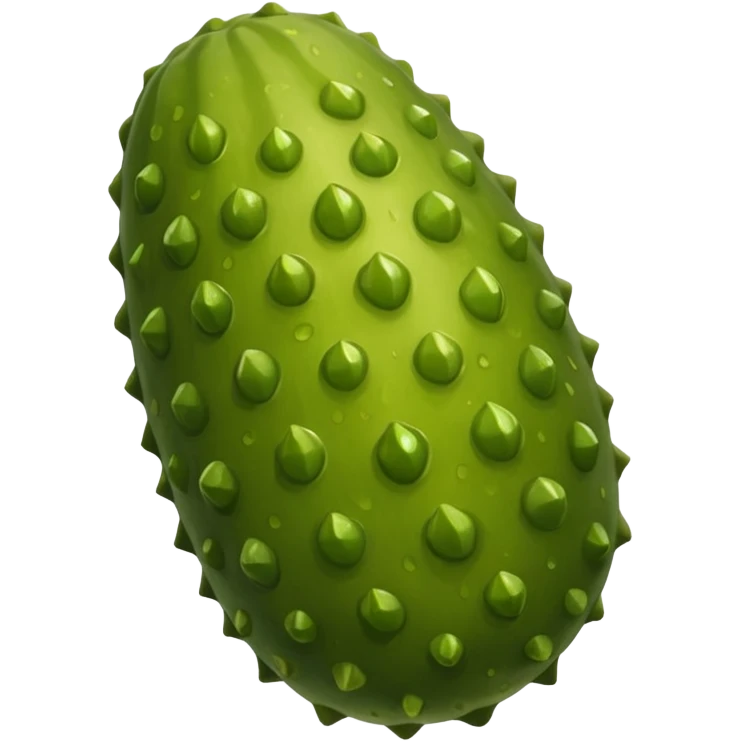 One pickle with two pickleballs emoji
