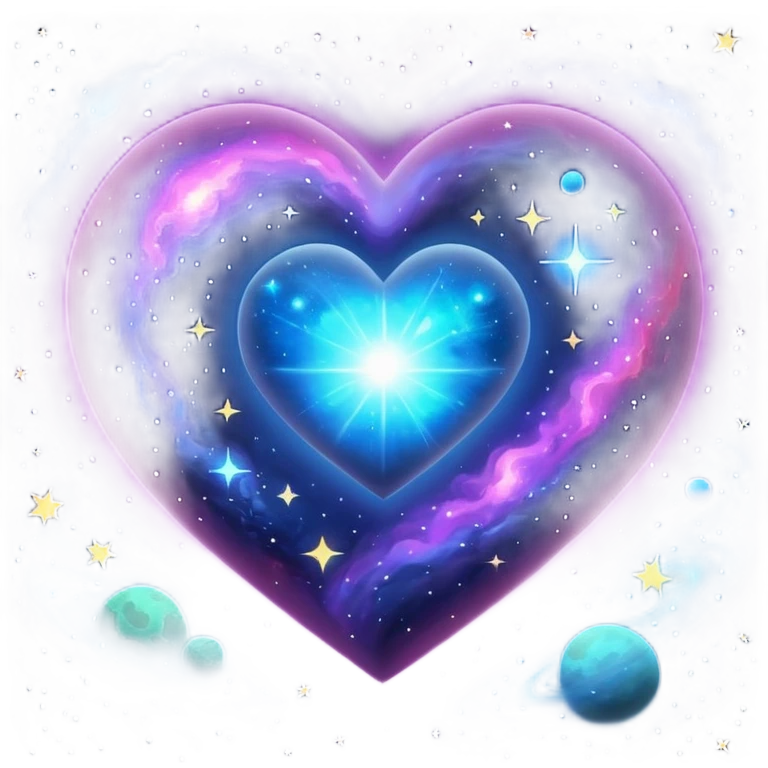 space-themed heart emoji