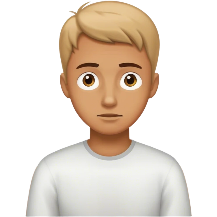 A guy waiting for a lesson emoji