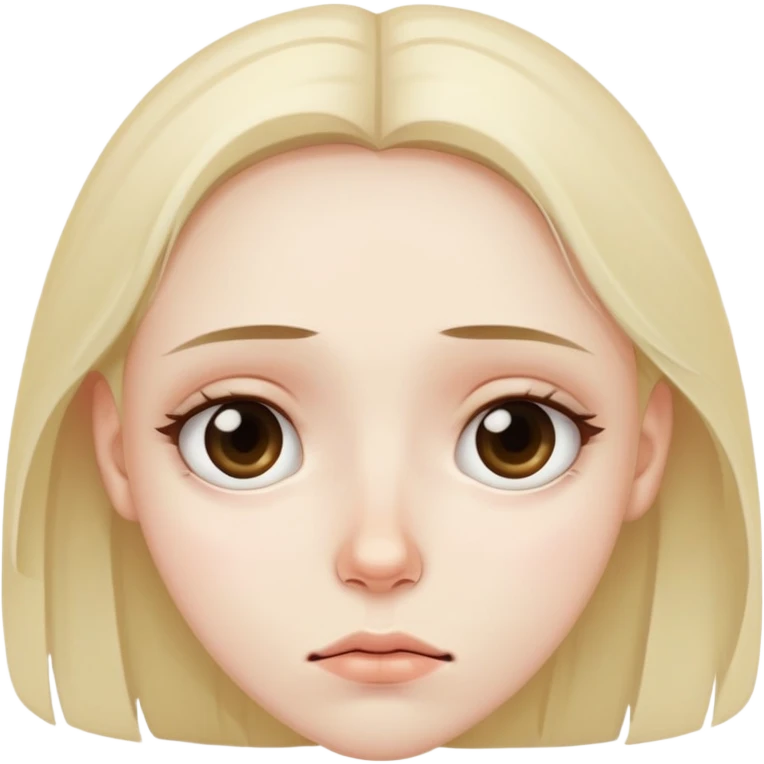 tired girl face emoji