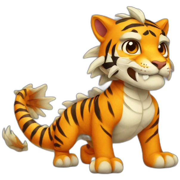 tiger dragon emoji