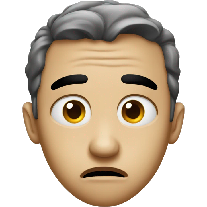 worried emoji