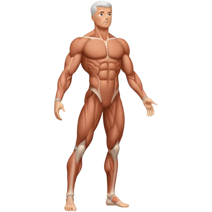 Full human body, anatomical figure, standing position emoji