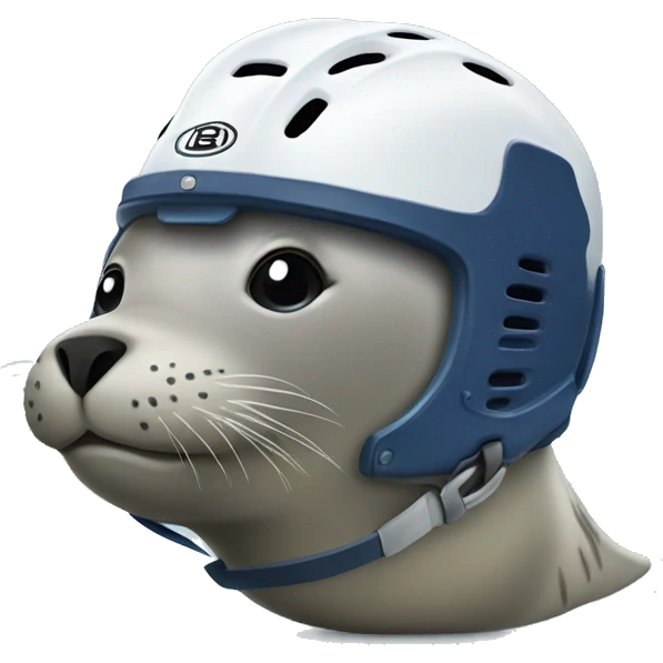 seal with hockey helmet emoji