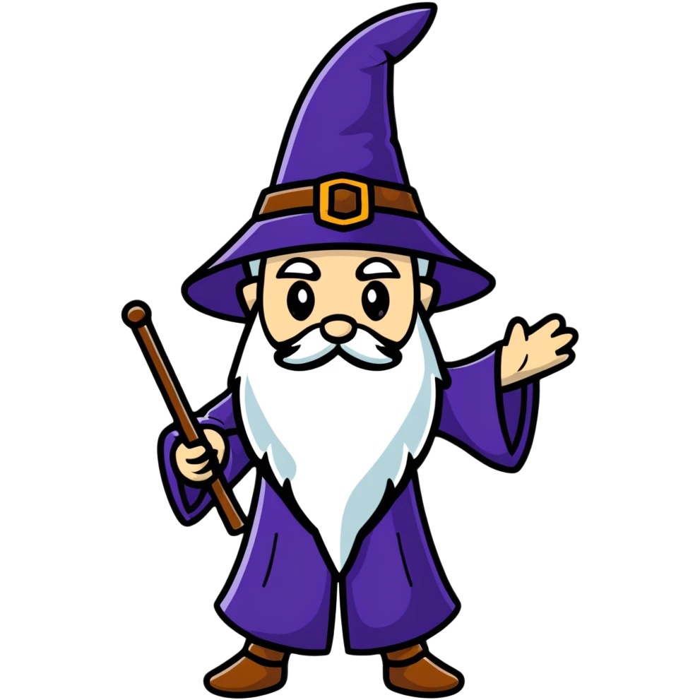 wizard standing in a crowd emoji