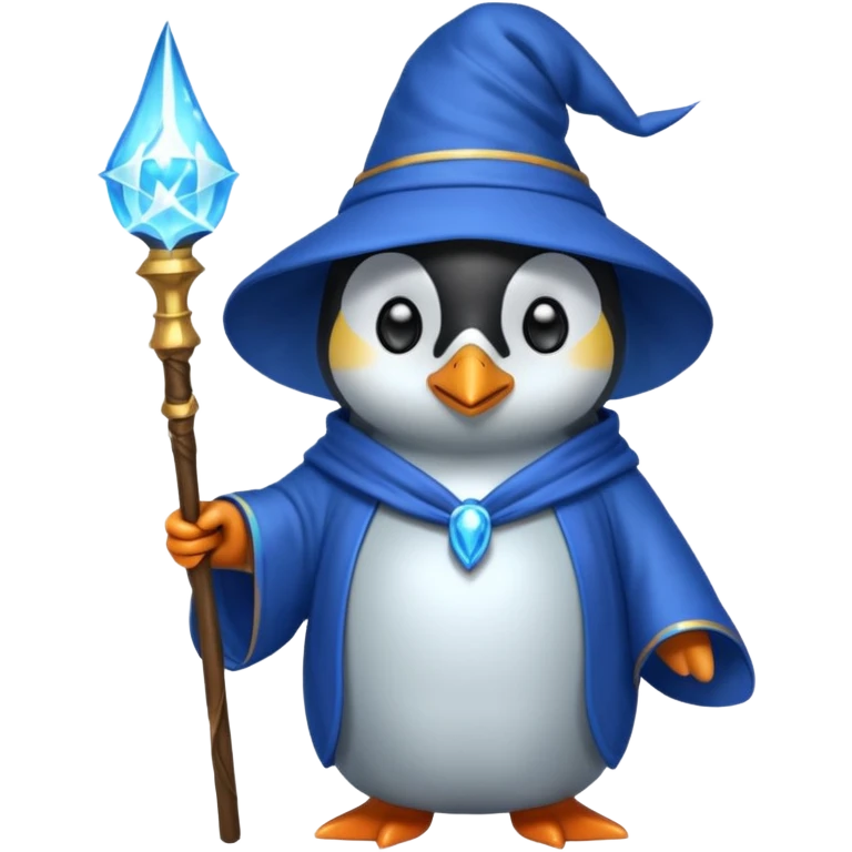 Penguin Wizard emoji