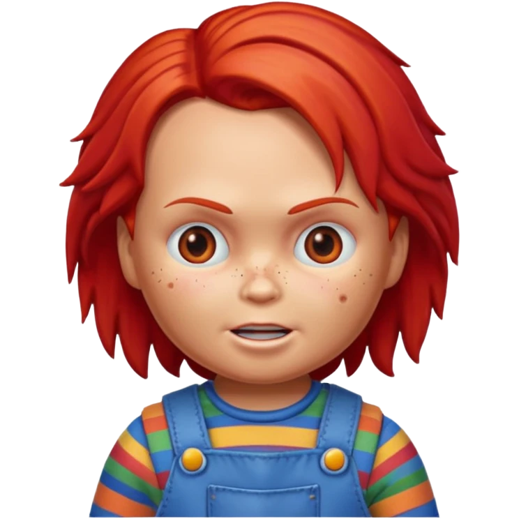 Un emojin de chuky emoji