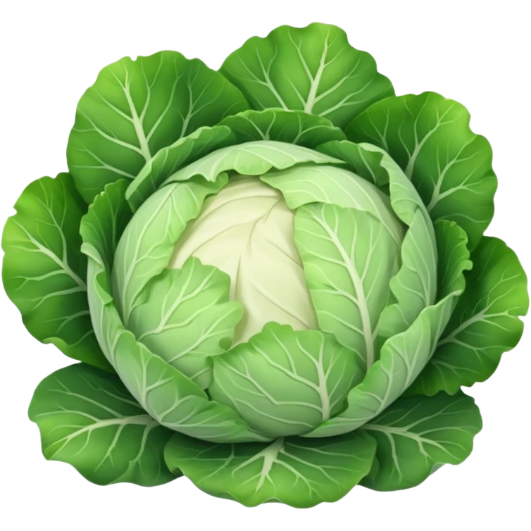 White cabbage emoji