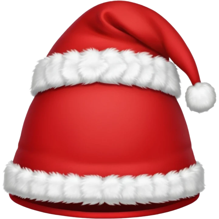 un chapeau de noel emoji