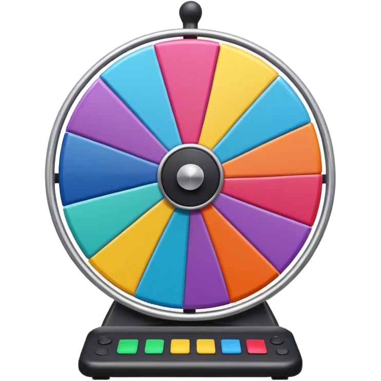 Like a spin wheel emoji