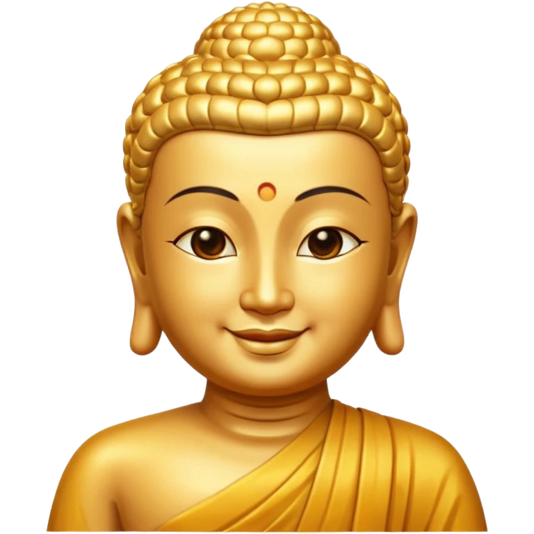 Buddha's smile emoji