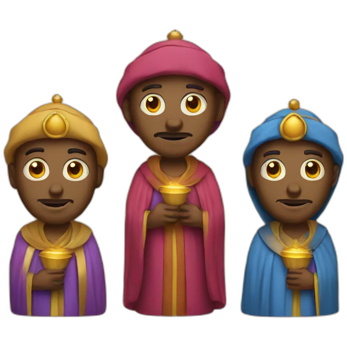 three wise men emoji