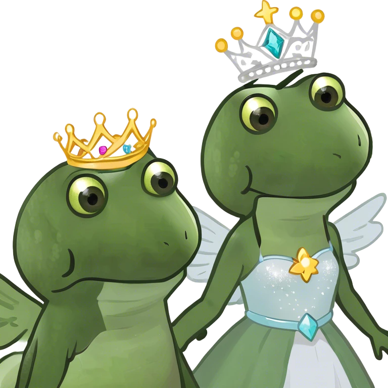 Princess and angel emoji