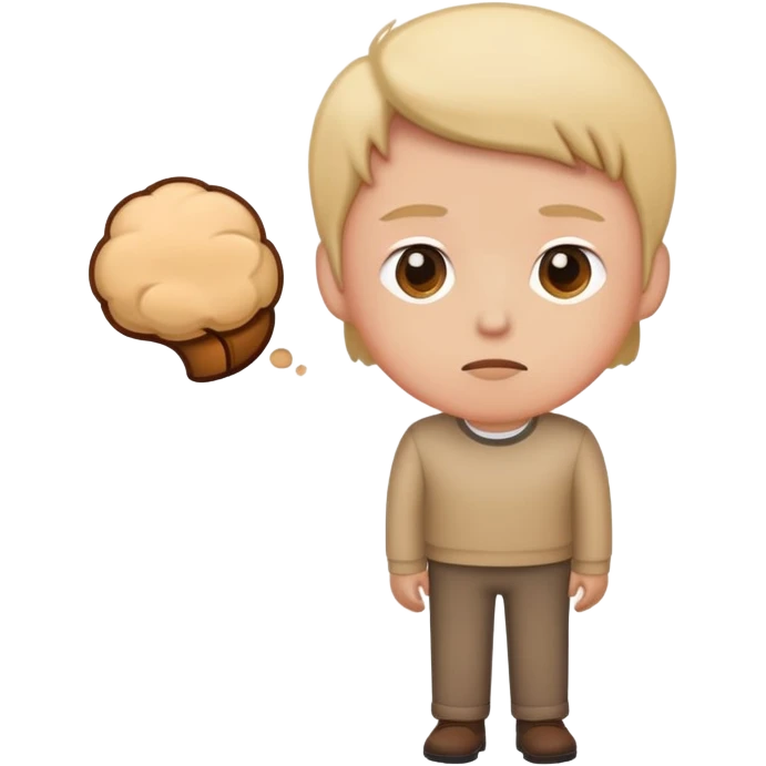 person standing thinking emoji