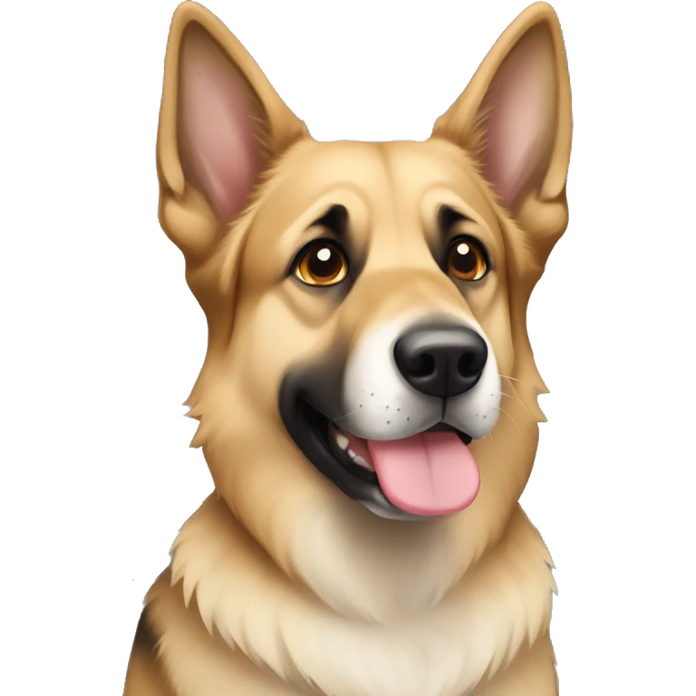 Walking German shepherd and Anatolian shepherd  emoji
