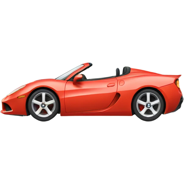 Sports car emoji
