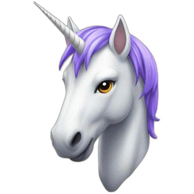 Licorne Ui fais un dabe emoji