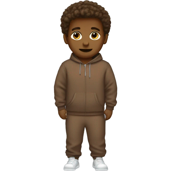 Brown sweatsuit emoji