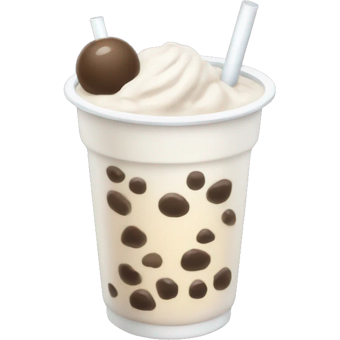 Milk Boba tea emoji