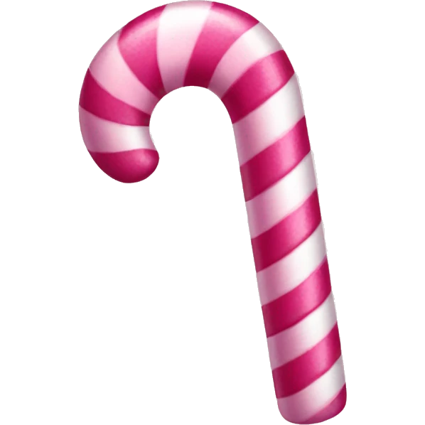 pink candy cane emoji