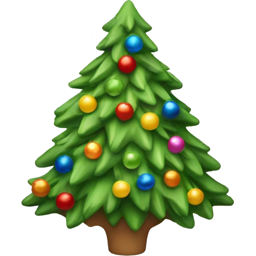 Christmas tree toys  emoji