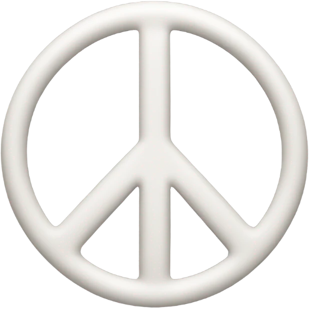 Peace sign emoji