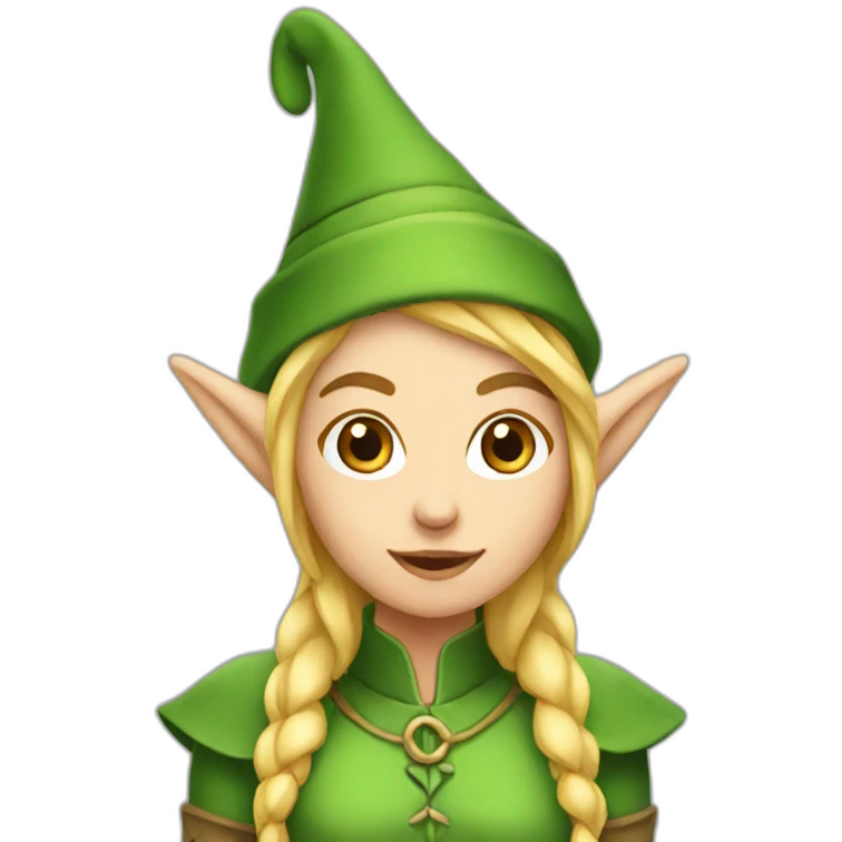Female Elf Full Body emoji