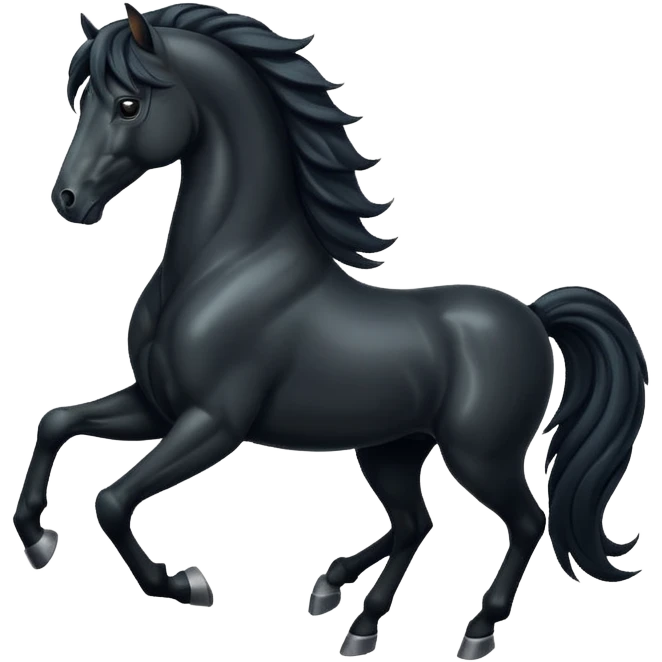 Black horse emoji