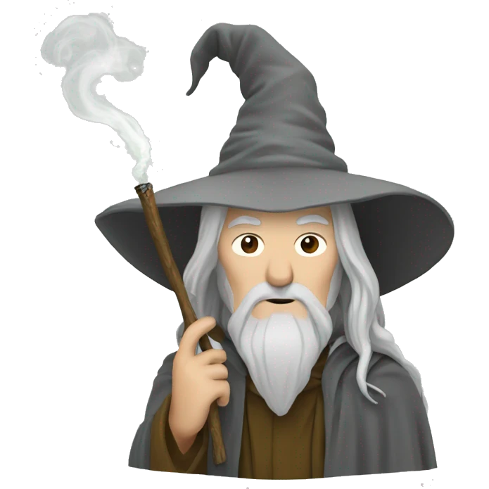 gandalf smoking with aragorn emoji