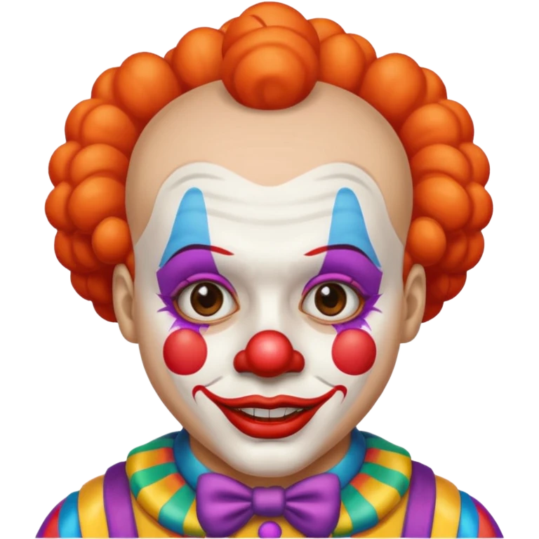 realistic clown emoji