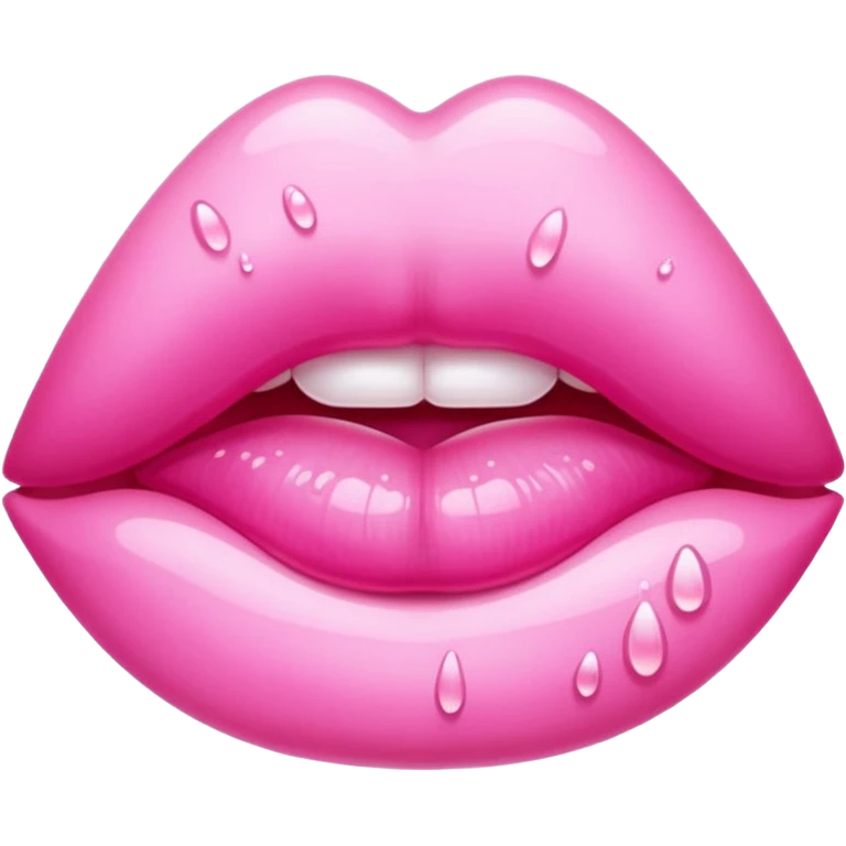 Wet vagina lips emoji