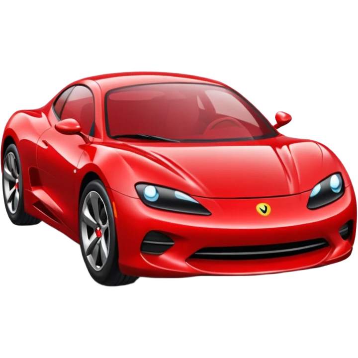 Dise car rouge emoji