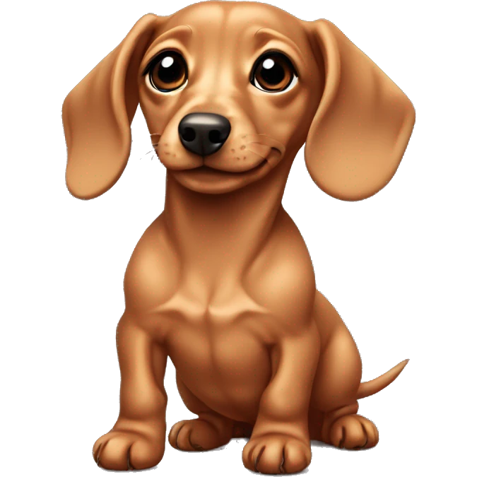 Baby Dachshund  emoji
