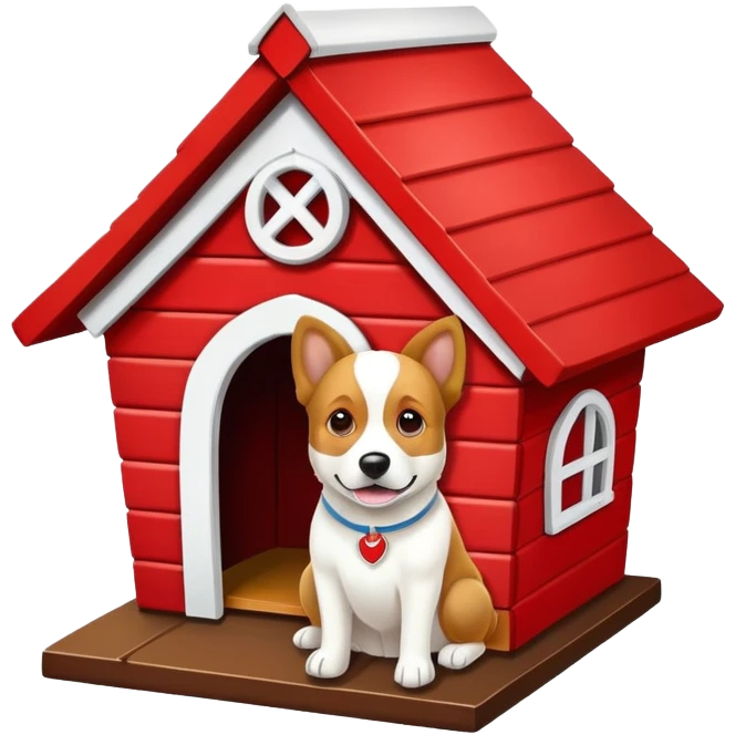pet house, dog house emoji