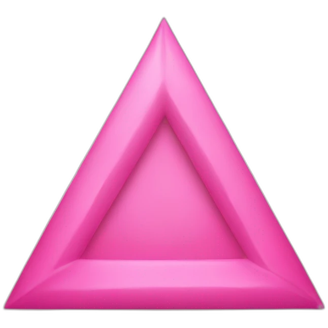 pink triangle emoji