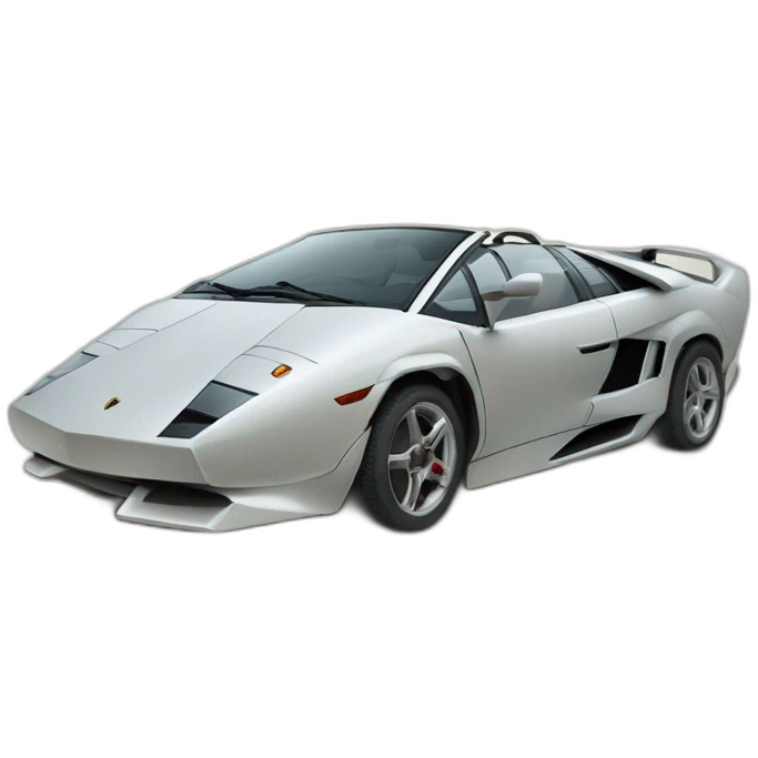 Lamborghini bateau emoji