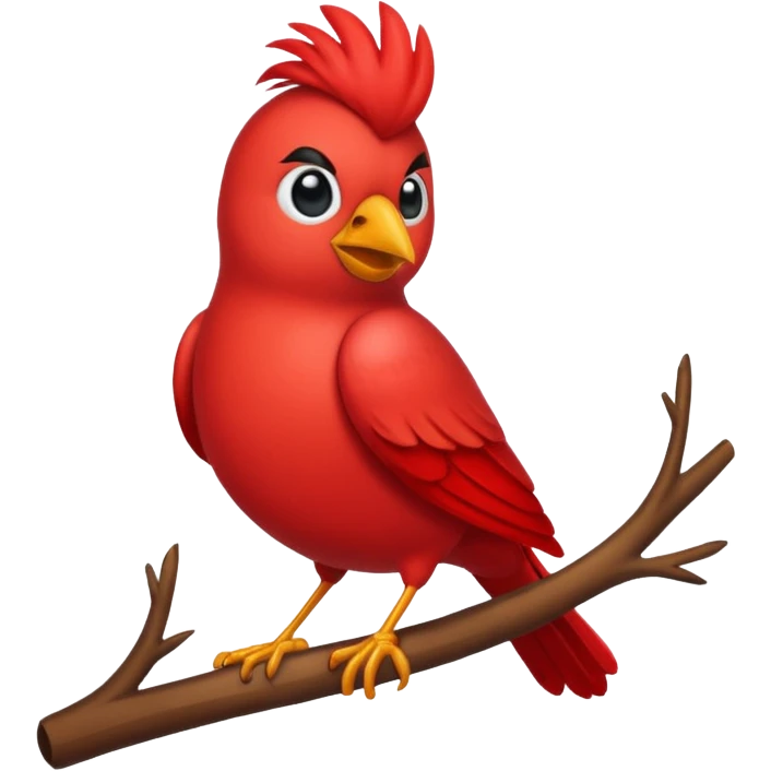 red bird emoji