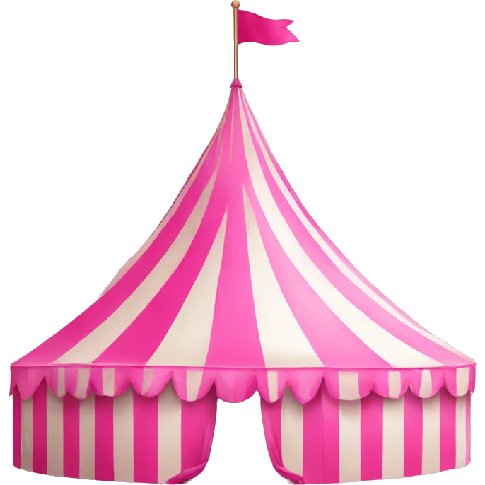 pink carnival tent emoji