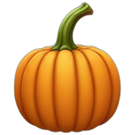 Hand-pumpkin emoji
