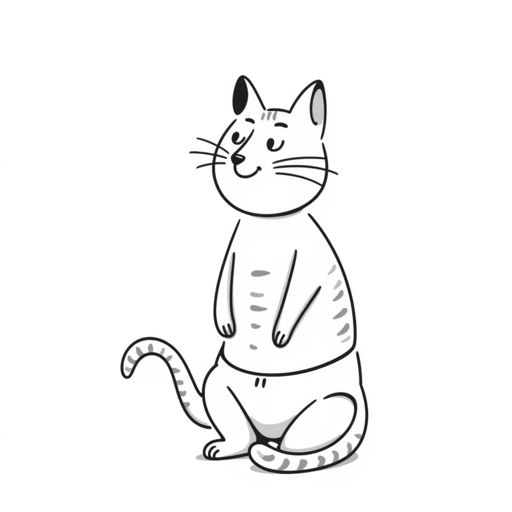 cat in underwear emoji