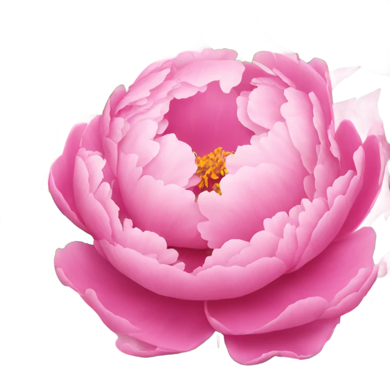 pink peonies emoji