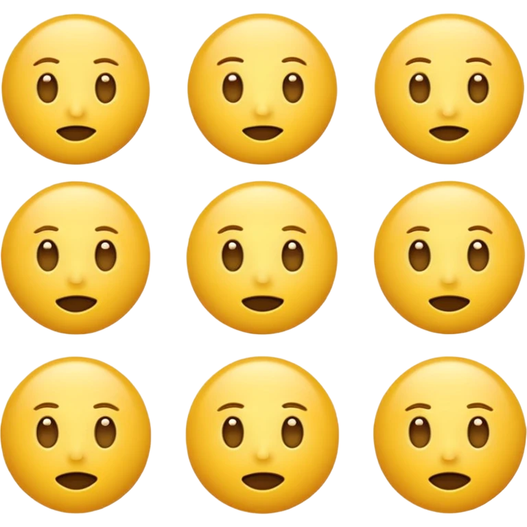 yellow emoji thinking emoji