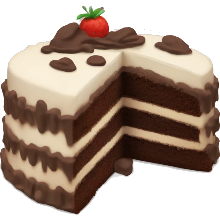 Chocolate cake  emoji