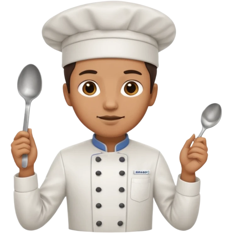 chef solo con uniforme emoji
