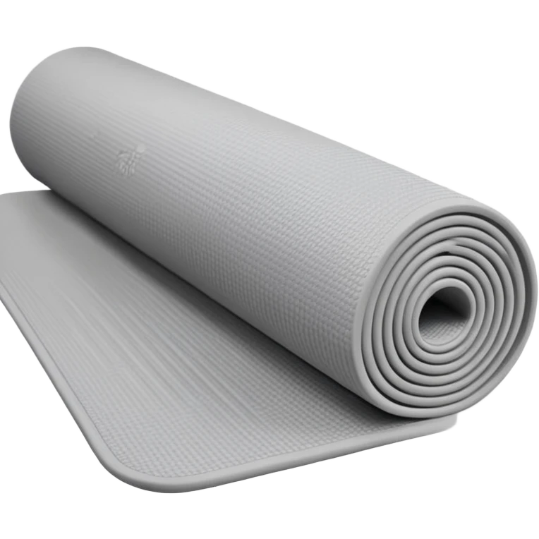 light grey yoga mat emoji