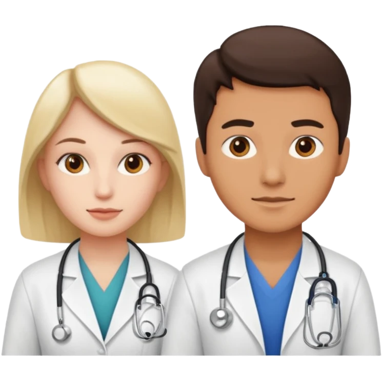 doctor and programmer emojis side by side emoji